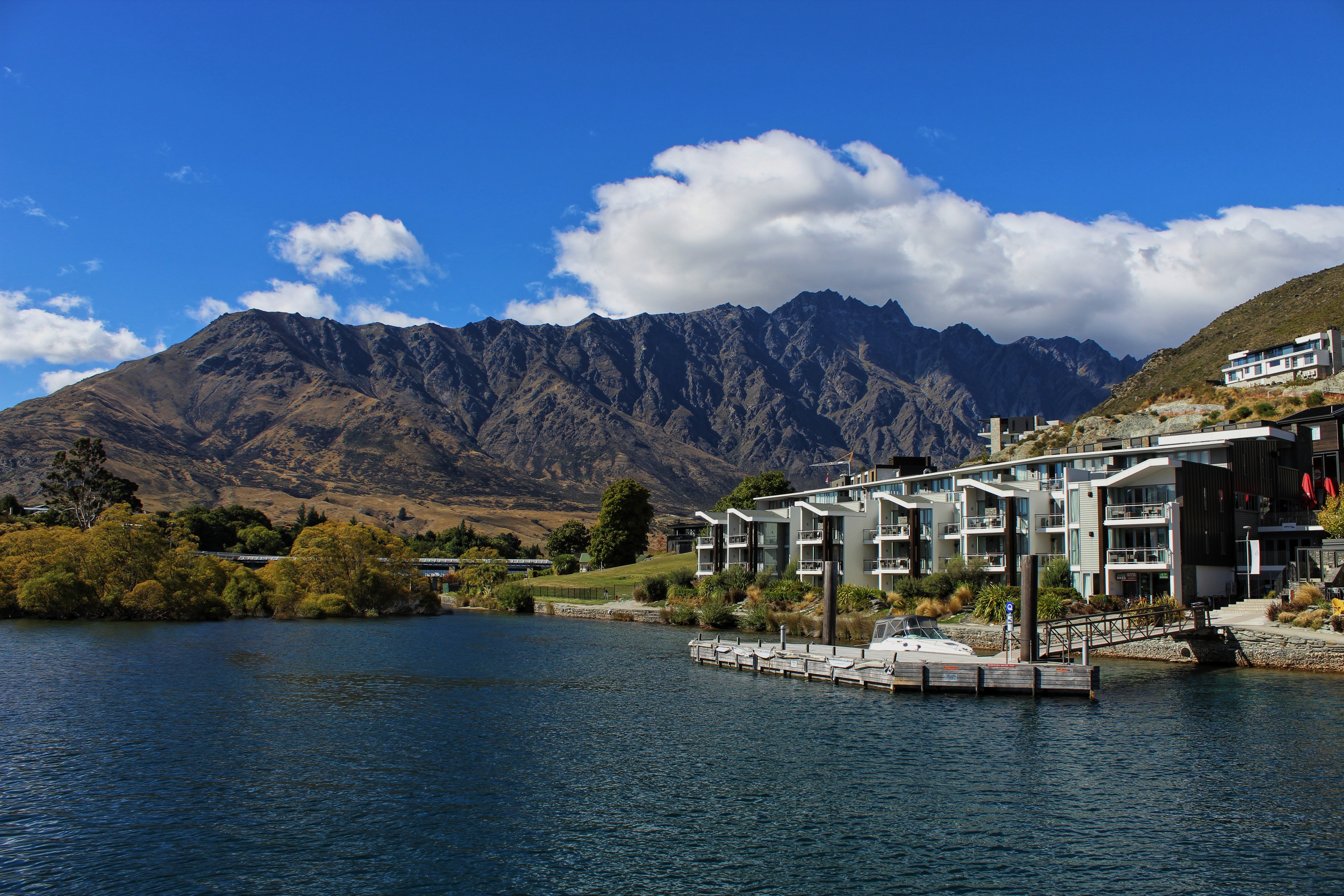 Photo of a hotel on the shore of Lake Wakatipu, Queenstown
